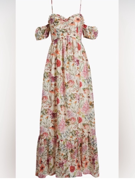 LULU’S Panarea Botanical Floral Maxi Dress NWT - Picture 15 of 15
